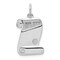 Sterling Silver Diploma Charm Graduation Pendant Jewerly 24mm x 13mm